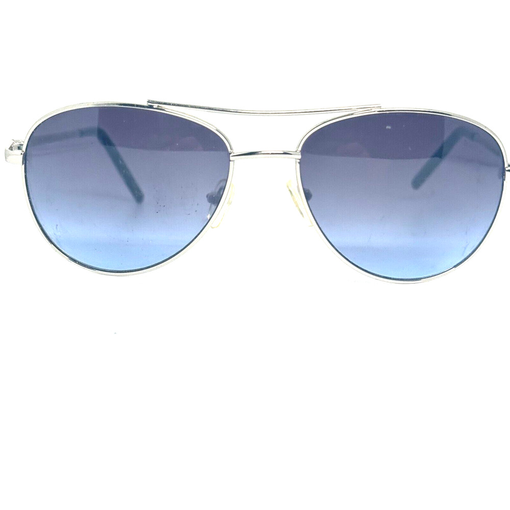 Ann Taylor Loft Metal Frame Cat Eye Sunglasses Aviator‎ Silver H15710